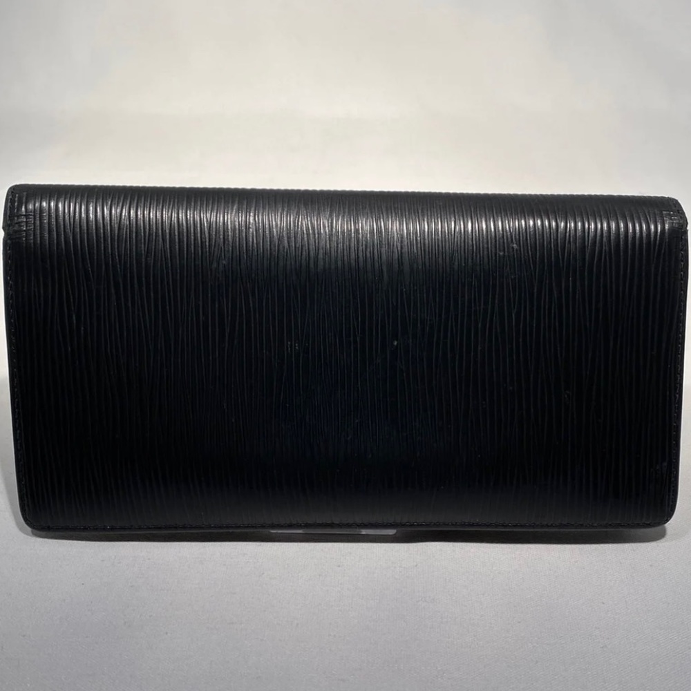 Louis Vuitton Epi Noir Brazza Wallet